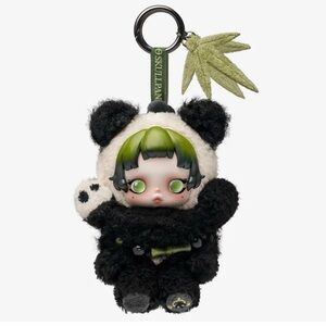 Skullpanda Lazy Panda Plush Pendant